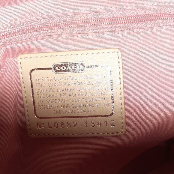 Gorgeous Coach Purse with silver accents - Picture 5 of 8